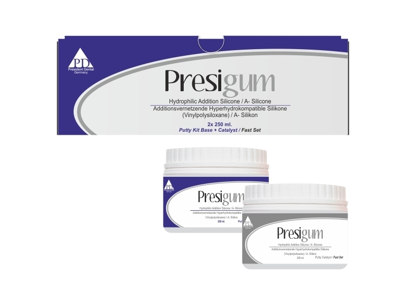 PRESIGUM PUTTY KIT BASE + CATALYST/FAST SET
